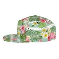 thumbnail image 3 of Fotbe Tropical Flamingo Flat Bill Visor Cap Classic Snapback Hat Polyester Foam Trucker Hat Trucker Cap Adjustable Baseball Cap, 3 of 9