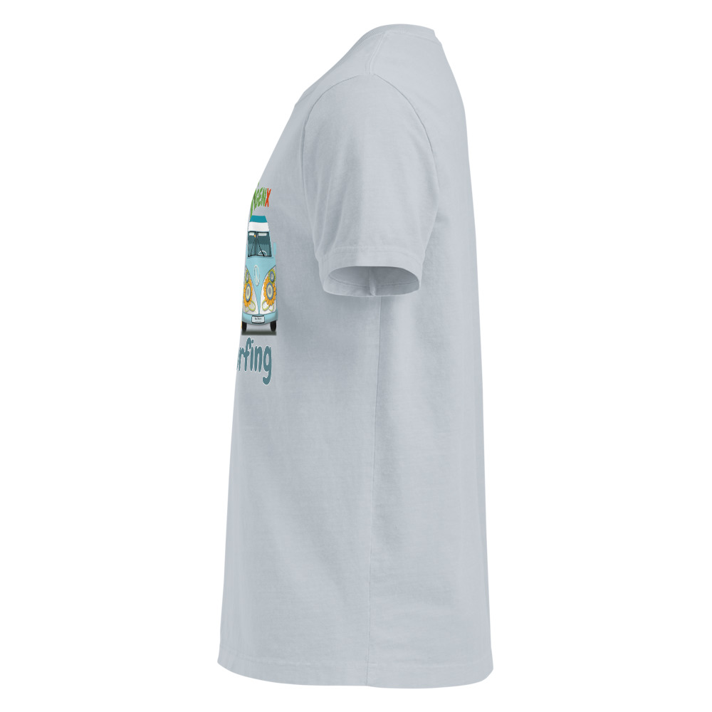 Gen X Gone Surfing - Unisex oversized t-shirt (Light Washed Denim, 2XL)