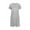 Gray, variant on Women's Sleeveless Cami Nightgown - Solid Color Basic Style Luxurious Comfortable Sleep Wear