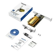 WAVLINK 10G Base-T PCIe Network Card, 10000/5000/2500Mbps PCI Express Ethernet Adapter with AQC113 Controller, 10G NIC for Windows 11/10 & Linux with Low Profile Bracket