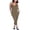 Khaki, variant on HXWCHs Jumpsuits for Women, Women's V Neck Sleeveless Solid Camisole Jumpsuit Casual Romper with Pockets Comfortable Jogger Style Wear XXXXXL Black