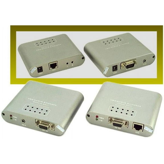 IEC ADP5211 VGA Extender using Cat 5e Cable up to 500 feet with Stereo Audio