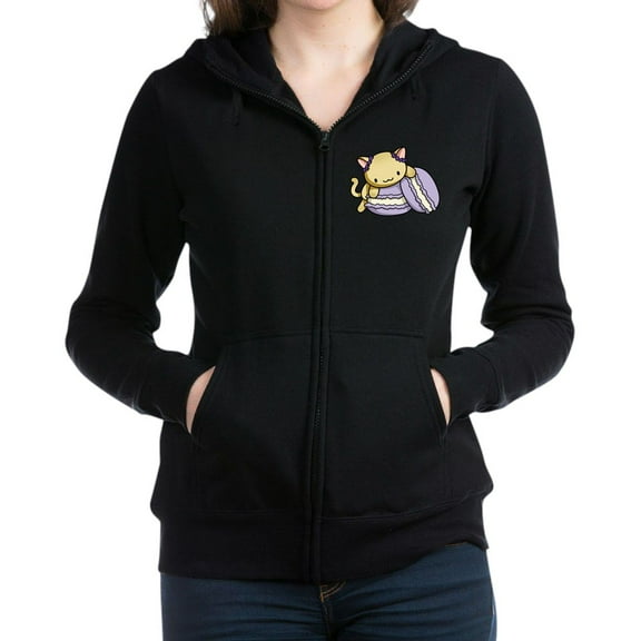 CafePress - Macaron Kitty Zip Hoodie - Women's Zip Hoodie