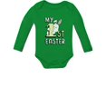 thumbnail image 1 of Tstars Boys Unisex Easter Holiday Shirts My 1st Easter Cute Little Bunny Happy Easter Party Shirts Easter Gifts for Boy Infant Baby Long Sleeve Bodysuit, 1 of 6