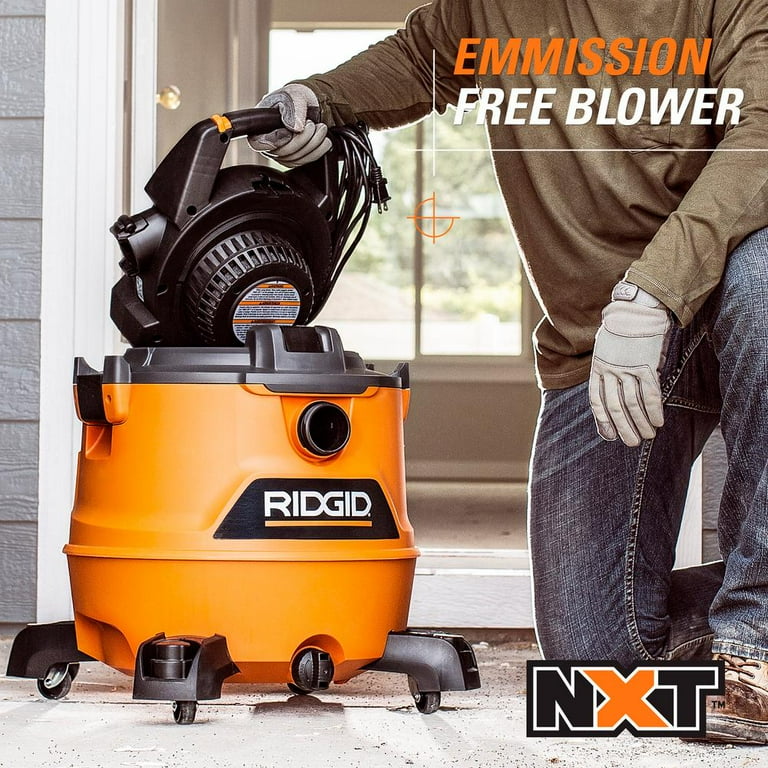RIDGID 16 Gallon Wet/Dry Vac With Detachable Blower, 43 OFF
