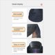 thumbnail image 3 of 3X Babero para Gorro de Soldar Fácil de Instalar Interferencia Anti-Retroiluminación Gorro de Soldador Duradero Gorros Protectores para Mujeres y Hombres, 3 of 7