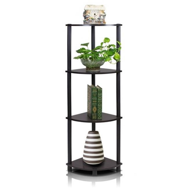 Turn-N-Tube 4-Tier Corner Display Rack Multipurpose Shelving Unit ...