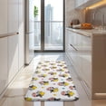 thumbnail image 4 of White Cow Head Hat Pattern Kitchen Rug Mat,Kitchen Runner Rugs Non Skid Washable,Decorative Kitchen Floor Mats for Kitchen,Sink,Laundry,17"x47.2", 4 of 7