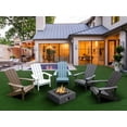 thumbnail image 2 of Superjoe High Impact Polystyrene Adirondack Chair Weather Resistant for Patio Deck Garden, Backyard, White, 2 of 6