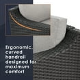 thumbnail image 2 of HAPPATIO 5-Piece Wicker Patio Conversation Set with Gray Cushions, 2 of 7