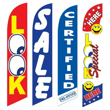 4 Advertising Swooper Flags Look Sale Certified Pre Owned Special Look Here