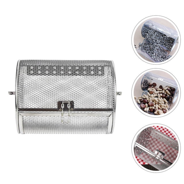IDEANATEGRATE Cage De Asar Universal De Inoxidable Para Uso En Cocina Y Reuniones Familiares