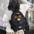 thumbnail image 3 of Jiibva Cartoon Large Capacity Chicken Nylon Backpack With Pendant Lightweight Bookbag Kawaii Hen Shape Bag, 3 of 7