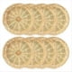 thumbnail image 1 of Paquete de 8 Soportes para Platos de Papel de Bambú, 10 Pulgadas, Reutilizables para Platos de Cena, Cestas para Platos de Papel de Mimbre Tejidas A Mano, 1 of 7