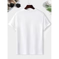 thumbnail image 3 of Camiseta de cuello redondo y manga corta con estampado "Hermano Hermana" para hombre, cómoda, holgada e informal, ideal para primavera, verano y vacaciones. Ideal como regalo., 3 of 8