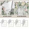 thumbnail image 5 of Swag Valance Curtains for Windows, Watercolor Floral Light Filtering Kitchen Curtains, Spring Flowers Leaves Botanical Wood Grain Window Treatment Valances for Living Room, 36x45 - 2 PCS, 5 of 9