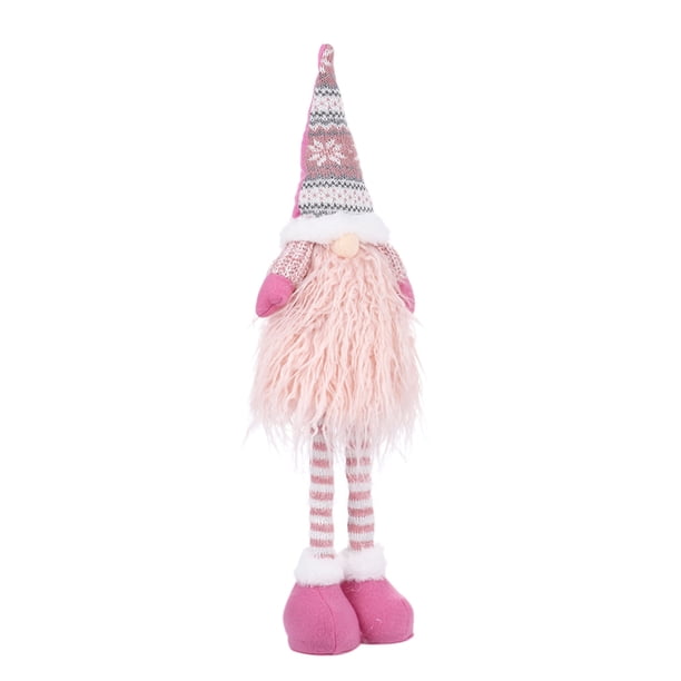 EeaseMX Adornos telescópicos de decoración de navidad sueco santa gnomo