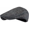 thumbnail image 2 of HSHDLDF Men's Classic Herringbone Tweed Wool Blend Newsboy Ivy Hat, 2 of 4