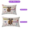 thumbnail image 5 of Back to School Cute Great Dane Quilt Pillowcase Danes Dog Lover Gifts Throw Pillow Cover Bed Home Decor - 13010, 5 of 5