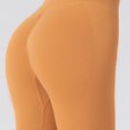 thumbnail image 4 of Pantalones cortos de ciclismo para mujer, pantalones deportivos de cintura alta para yoga, ciclismo, correr, ciclismo amarillo M, 4 of 4