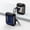 BaldEagleAmericanFlag, variant on Duo Shield Secure Lock Designed For Apple AirPods Generation 1 & 2 With Hook, Blue/Black