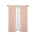 thumbnail image 3 of 3S Brother's Home Décor Curtains BOHO Design Set of 2 Panels Velvet Look Hanging Back Tap and Rod Pocket Décor Nursery Room Bedroom Kitchen Window - Made in Turkey 35Salmon (52"Wx95"L), 3 of 6