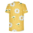 thumbnail image 4 of IROINNID Men's Floral Printed Short Sleeve Easy Care Daily T-shirt, 4 of 5