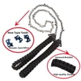 thumbnail image 4 of Tronçonneuse d'Extérieur Portable Mini de Poche avec Poignée en Paracorde Équipement de Survie d'Extérieur Tronçonneuse, 4 of 7
