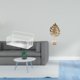 thumbnail image 2 of Organizador de pared de hoja de metal flotante, escultura de cesta para cocina, baño, sala de estar, mesa, fiesta, almacenamiento, decoración, 2 of 8