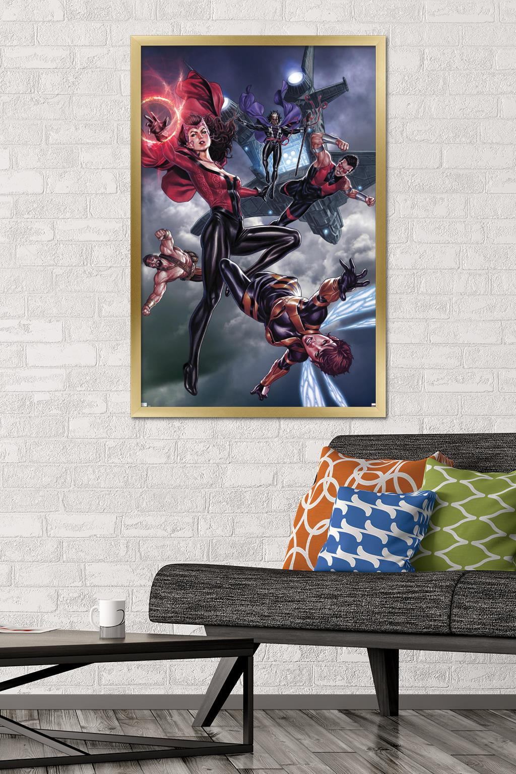Marvel Comics - Scarlet Witch - Avengers #680 Wall Poster, 22.375" x 34", Framed