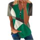 thumbnail image 1 of Blusa informal elegante de manga corta con cremallera y cuello redondo para mujer OAVQHLG3B Store lin121212, 1 of 5