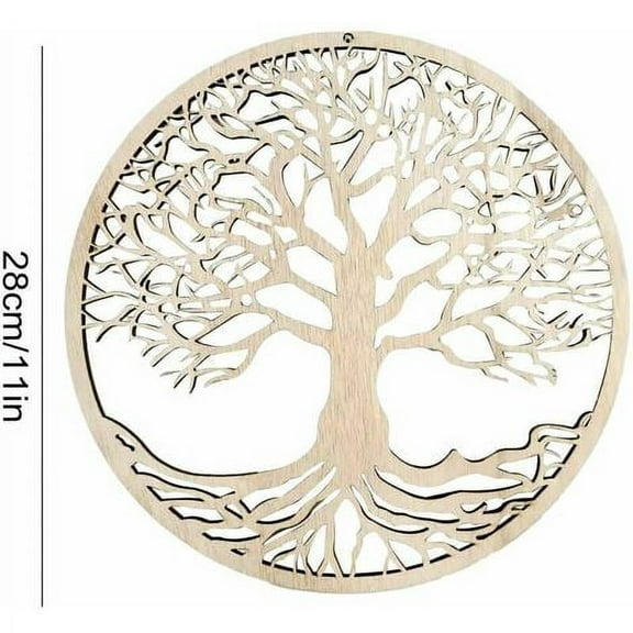 Tree of Life Wood Wall Decor Pendant Home Art Pendant Decoration