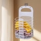 thumbnail image 5 of Cesta plegable para ropa sucia de pared | Organizador de plástico transpirable para baño y lavandería | Blanco o azul, 5 of 6
