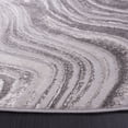 thumbnail image 3 of SAFAVIEH Meadow Joey Wavy Marble Area Rug, Grey, 6'7" x 6'7" Round, 3 of 8
