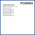 thumbnail image 4 of PUREFLOW PC6099X Cabin Air Filter | Fits 2010-2012 Ford Fusion 2.5L, 3.0L, 3.5L, Lincoln MKZ 3.5L; 2010-2011 Mercury Milan 2.5L; 2009-2011 Milan 3.0L; 2011-2012 MKZ 2.5L, 4 of 7