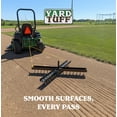 thumbnail image 6 of Yard Tuff Cross Drag Leveling Tool, 60 Steel Spikes for Fields and Arenas, Black, 6 of 12