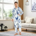 thumbnail image 5 of IAUYY Unisex Adult Onesie Pajamas Ultra-Soft Crystal-Soft Fabric, Halloween Adult Onesie Pajamas Adults,With a Zipper Plus Size Onesie Pajamas, Characteristics Of Butterflies, 5 of 6