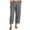 Gray, variant on HomeGardon Shorts for Women Casual Solid Color Loose Button Straight Pants,M-XXXXL