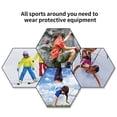 thumbnail image 4 of VONKY 6 Pcs/set Children Skating Guard Set Kids Skateboard Knee Elbow Hand Protector Brace Protective Gears, 4 of 5