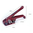 thumbnail image 2 of 1 Set Plastic Belt Tensioner PET PP Plastic Strapping Machine, Baler Manual Tensioner Plastical Pack Hand Tools Handpack Tools ,Enhanced Work Efficiency, 2 of 7