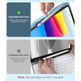 thumbnail image 5 of Round Key Magnetic Detachable Keyboard Cover with Mouse & Apple Pencil Slot for iPad Air 13 M2/M3/M4 / iPad Pro 12.9", Slim Folio Case,Teal, 5 of 7