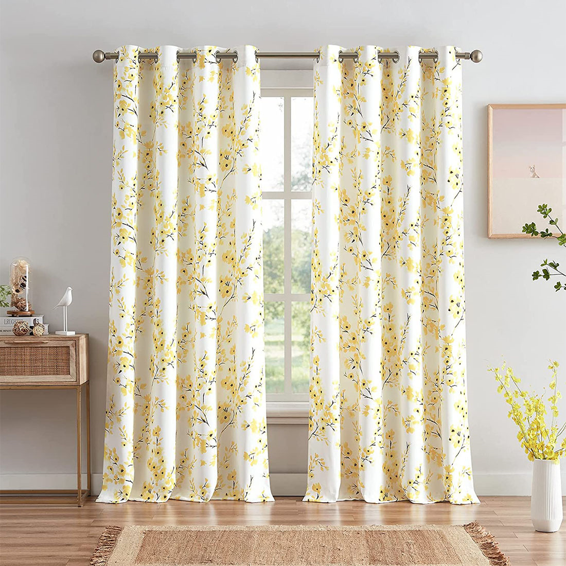 Floral Curtains