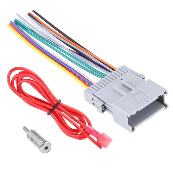 Molaner Car Stereo Radio Install Wire Harness and Antenna Adapter Compatible for Buick Chevrolet GMC Pontiac Wireless Stereo Wire Harness with Antenna Adapter