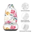 thumbnail image 4 of Picia Colorful Flowers Print Waterproof Sweating Car Seat Cover for Post Gym Workout, Running, Beach and Hiking, Universal Fit Anti-Slip Bucket Seat Protector, 4 of 5