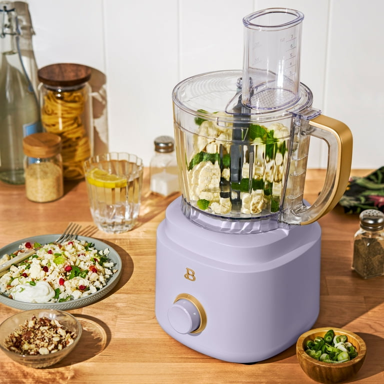 Beautiful 10-Cup Food Processor with Accessories, Lavender by Drew