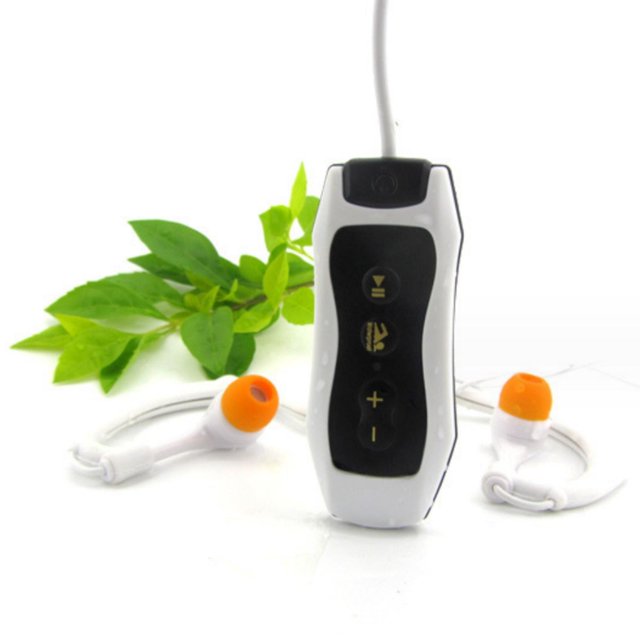 Lecteur de Musique MP3 Son HiFi Bandeau Clip de Plongée MP3 avec FM IP68 Étanche USB 2.0 Rechargeable Casque de Course