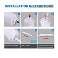 thumbnail image 4 of DA29-10105J Inline Water Filter Refrigerator Filter Element Coconut Shell Activated Carbon Rod Filter Element 2 Pcs, 4 of 5