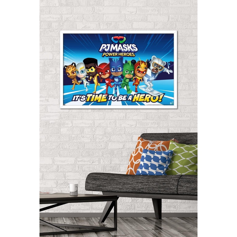 PJ Masks - Power Heroes Group Wall Poster, 22.375