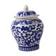thumbnail image 4 of Tarro de jengibre de cerámica, tarros de Chinoiserie Estilo vintage con tapa Jarrón chino Tarro de jengibre asiático para decoración de mesa, 4 of 9