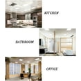 thumbnail image 6 of MODOAO 5 Pack 18W LED Panel Light Lamp, Square LED Recessed Downlight Panel Ceiling Lighting with LED Driver, AC85-265V, Hole Size 200MM (18W, Warm White), 6 of 9